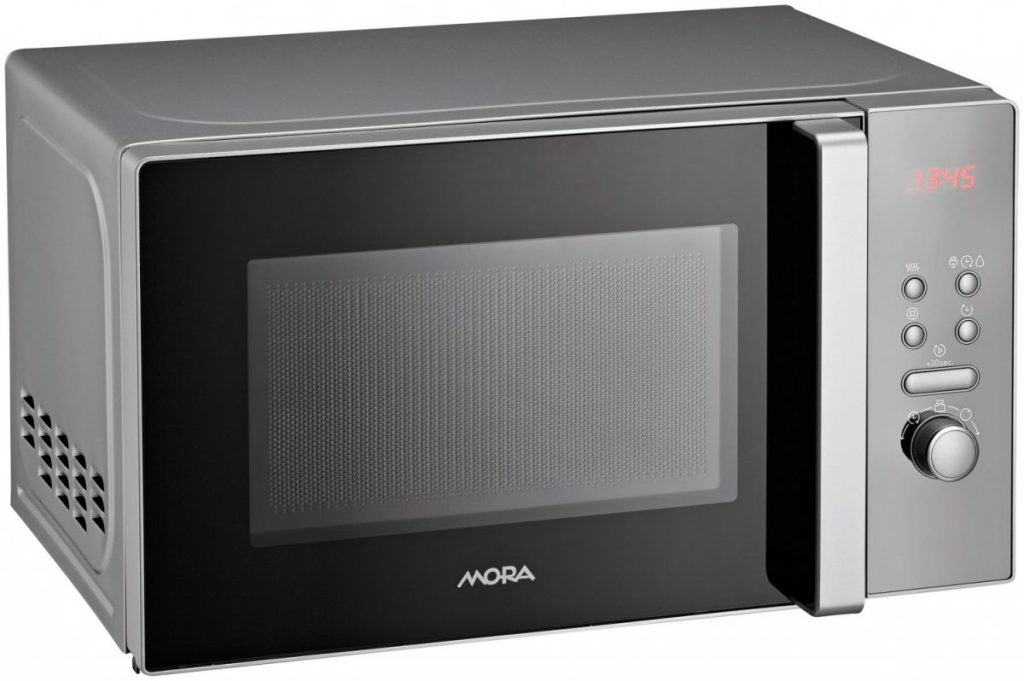 MORA Mikrovlnná trouba 20 l, 700 W – stříbrná/černá
