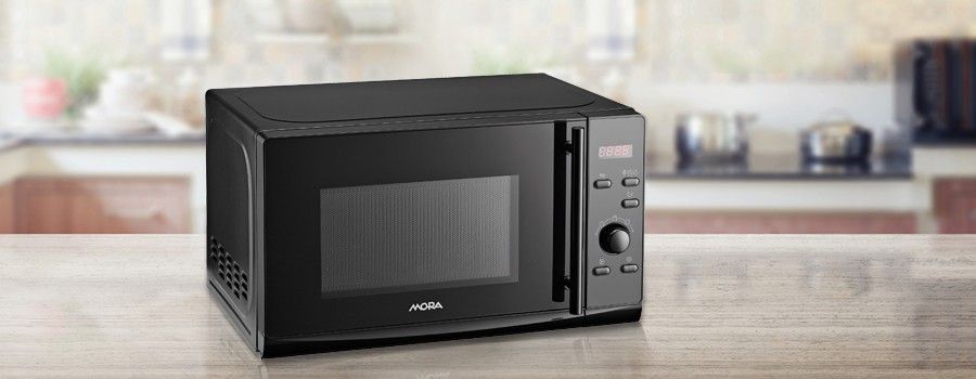 MORA Mikrovlnná trouba 20 l, 700 W – černá