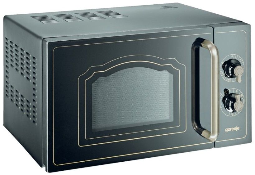 GORENJE Mikrovlnná trouba s grilem 20 l, 700 W – matná černá