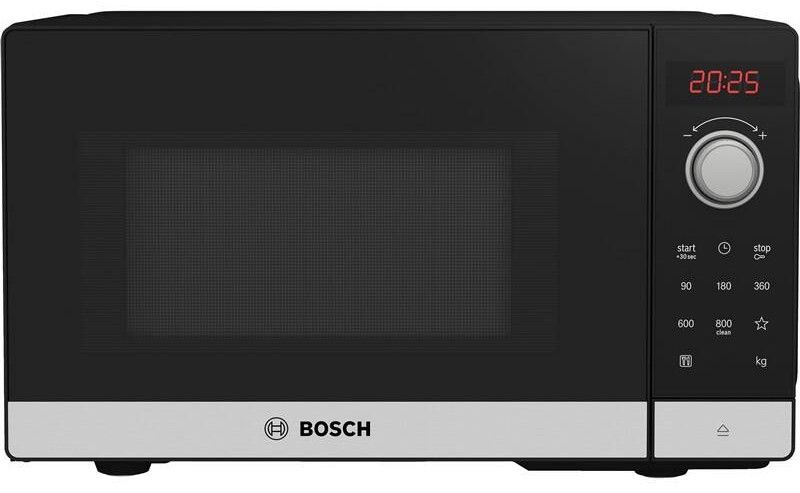 BOSCH Mikrovlnná trouba 20 l, 800 W – černá
