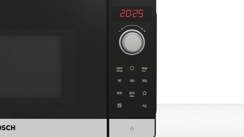 BOSCH Mikrovlnná trouba 20 l, 800 W – černá