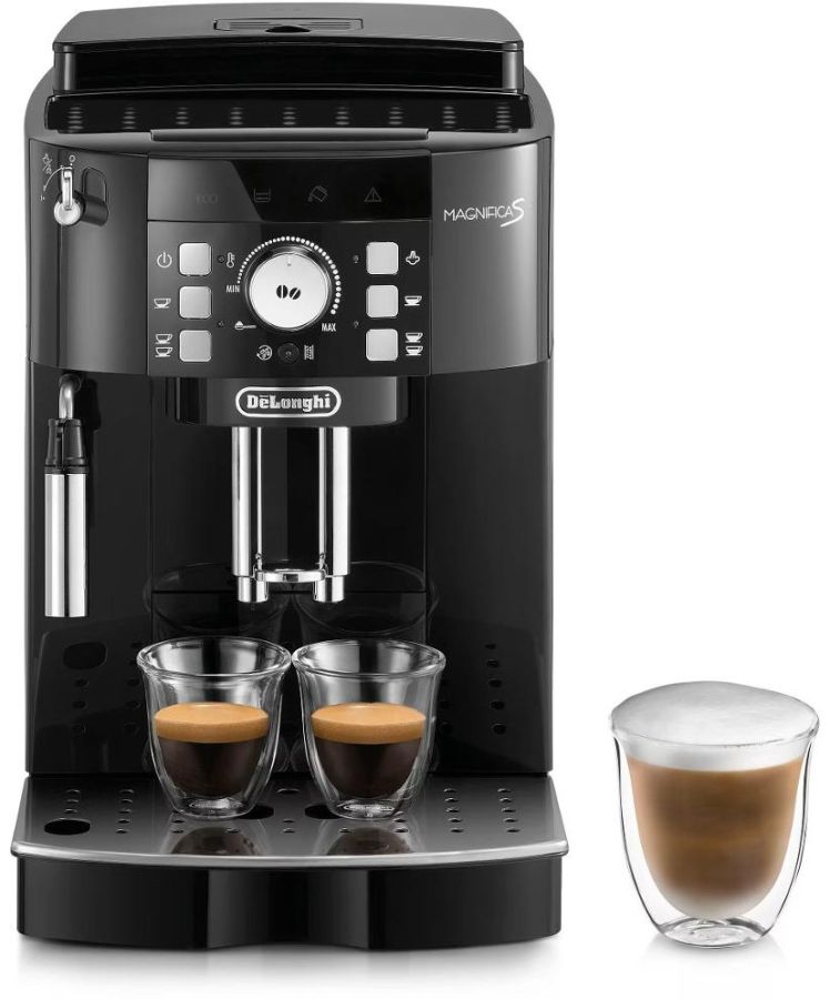De’Longhi Automatický kávovar 1,8 l s mlýnkem – černá