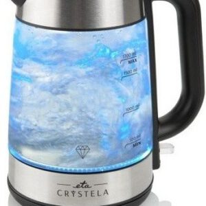 ETA Rychlovarná konvice Crystela 1,7 l – nerez/sklo