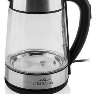 ETA Rychlovarná konvice Crystela Digi 1,7 l – černá/sklo