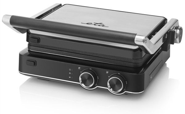 ETA Kontaktní gril GrilChef 2&nbsp;000 W – černá/nerez
