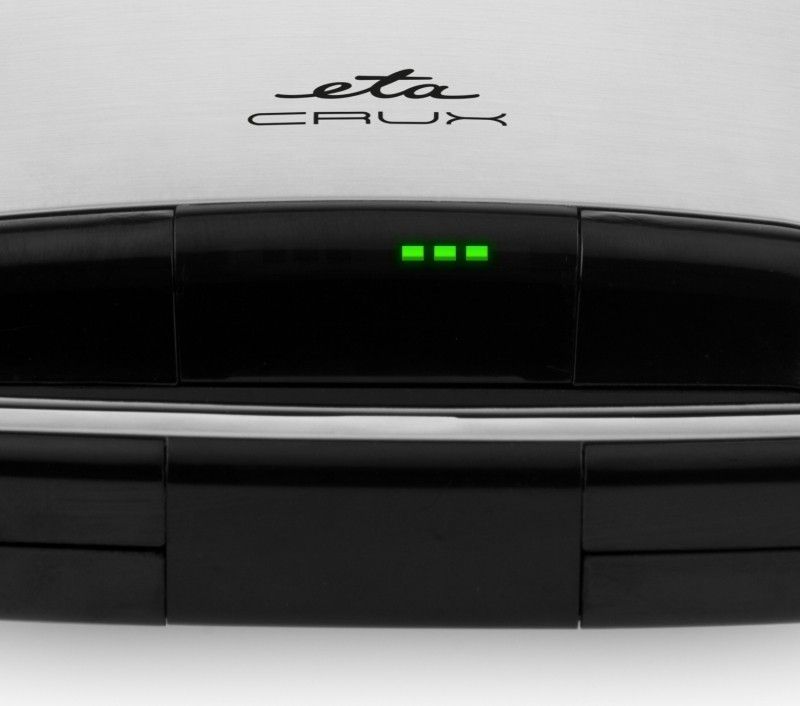 ETA Sendvičovač Crux 750 W – černá/nerez
