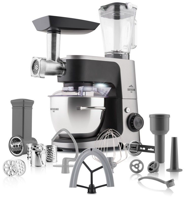 ETA Kuchyňský robot Gratussino Maxo III 1&nbsp;200 W – černá/šedá