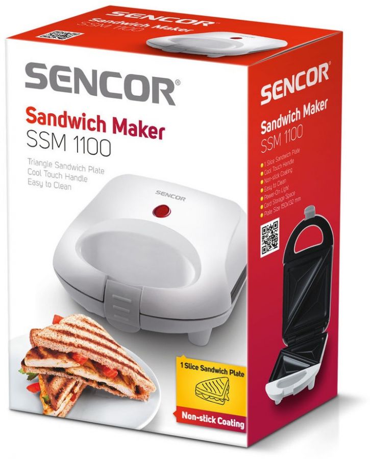SENCOR Sendvičovač – bílá