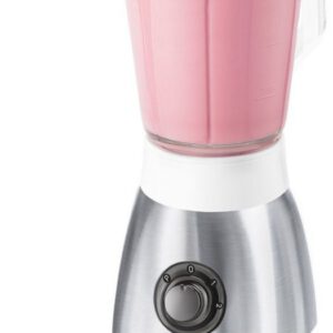 SENCOR Stolní mixér 800 ml – stříbrná/bílá
