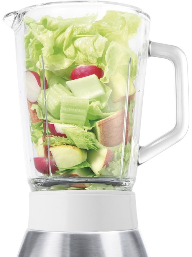 SENCOR Stolní mixér 800 ml – stříbrná/bílá