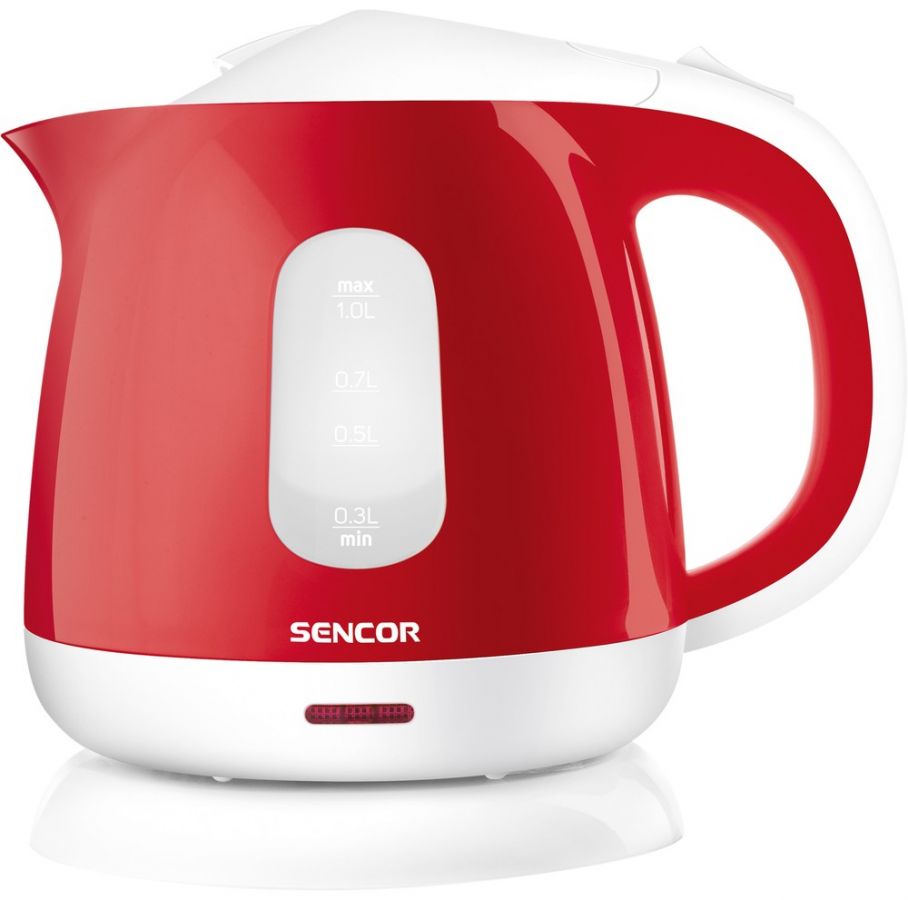SENCOR Rychlovarná konvice 1 l – červená