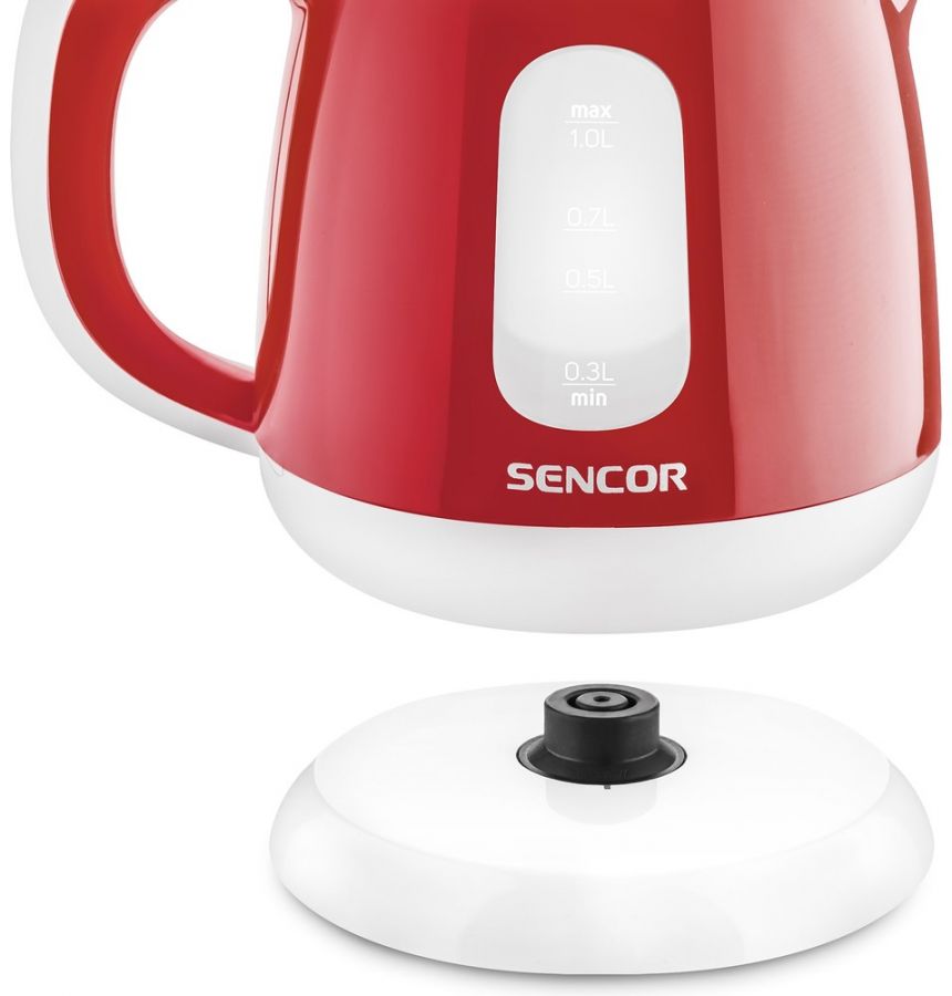 SENCOR Rychlovarná konvice 1 l – červená