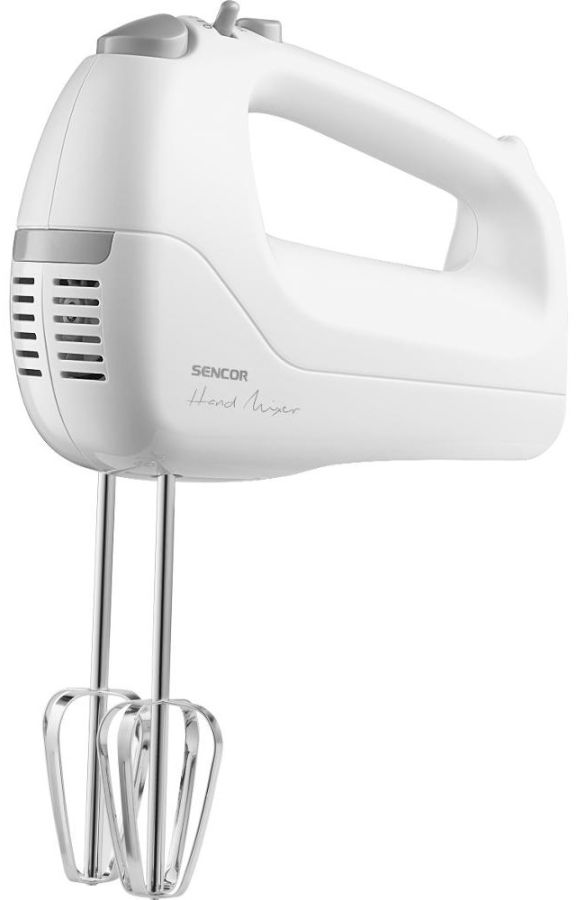 SENCOR Ruční šlehač 200 W, 5 rychlostí – bílá