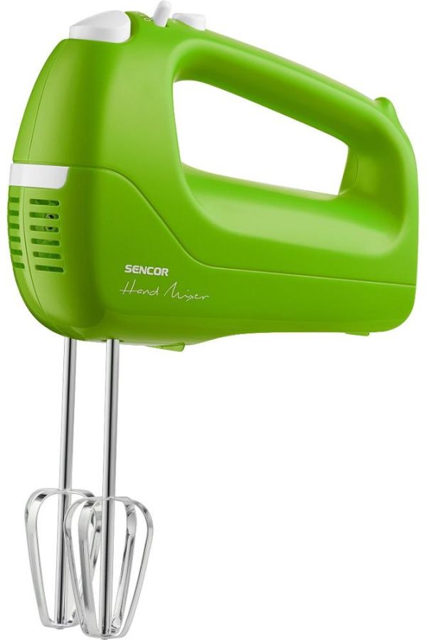 SENCOR Ruční šlehač 200 W, 5 rychlostí – zelená