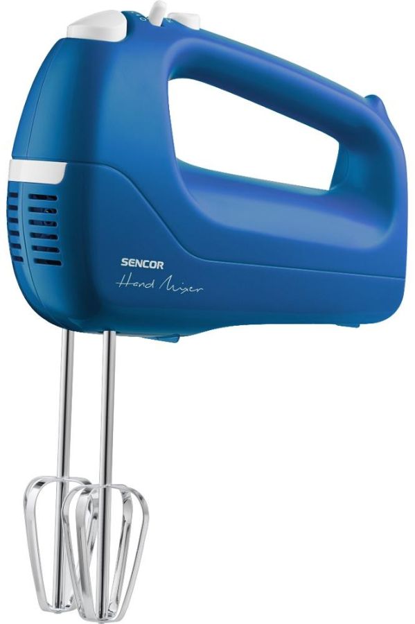 SENCOR Ruční šlehač 200 W, 5 rychlostí – modrá