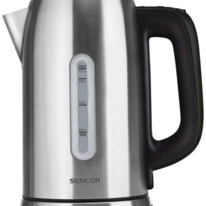 SENCOR Rychlovarná konvice 1,7 l s regulací teploty – nerez