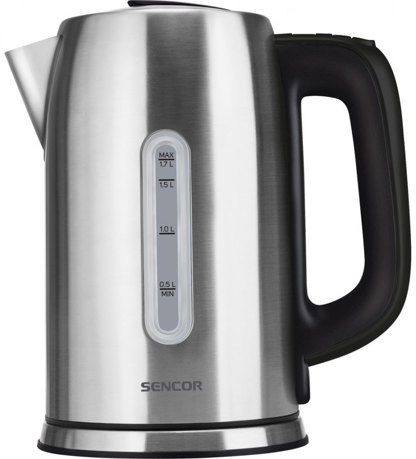 SENCOR Rychlovarná konvice 1,7 l s regulací teploty – nerez