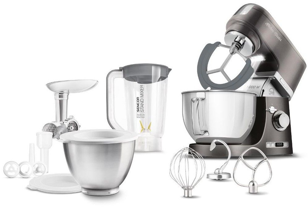 SENCOR Kuchyňský robot 1 000 W, 4,5 l – černá