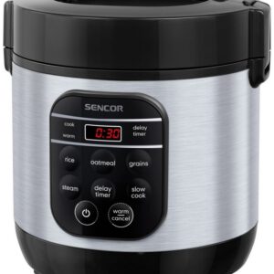 SENCOR Rýžovar 600 ml – stříbrná