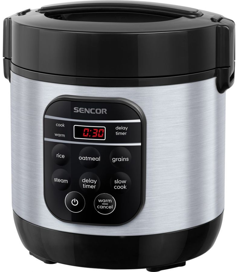 SENCOR Rýžovar 600 ml – stříbrná
