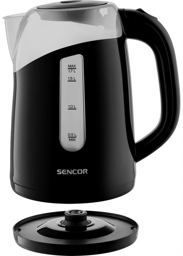 SENCOR Rychlovarná konvice 1,7 l, 2 200 W – černá