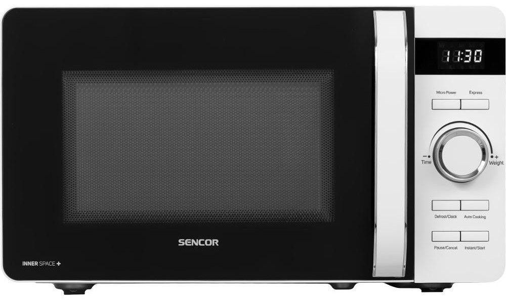 SENCOR Mikrovlnná trouba 17 l, 800 W – bílá