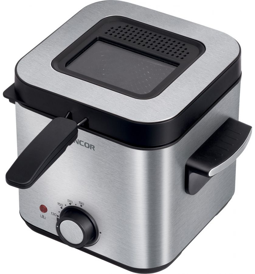 SENCOR Klasická fritéza 1,5 l, 900 W – nerez