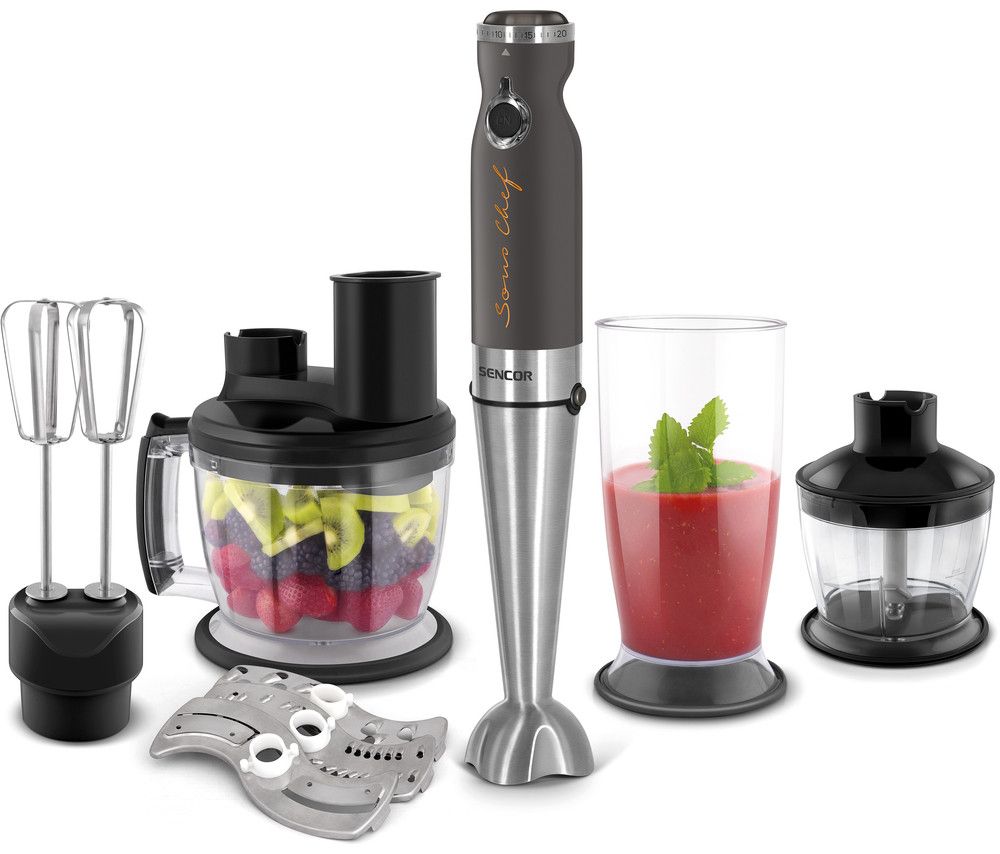 SENCOR Tyčový mixér 1&nbsp;200 W, 1,25 l – šedá
