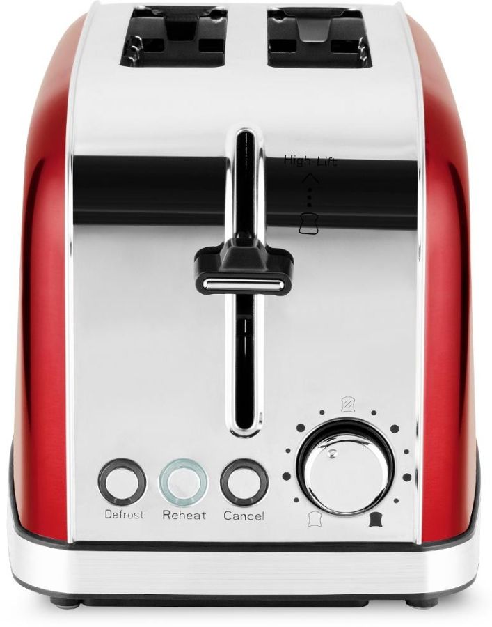 PHILCO Topinkovač 2 otvory, 950 W – červená