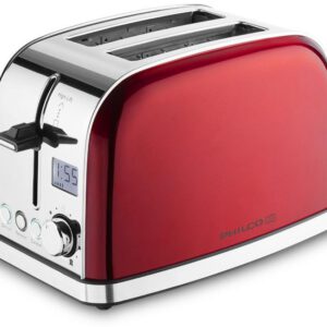 PHILCO Topinkovač 2 otvory – červená