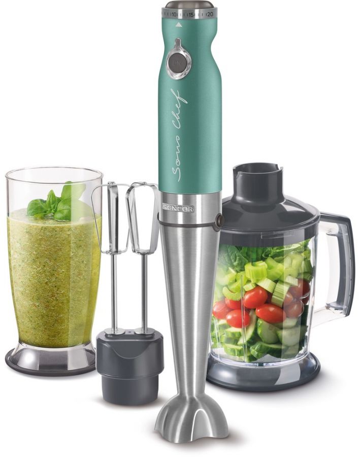 SENCOR Tyčový mixér 1&nbsp;200 W, 1,25 l – tmavě zelená