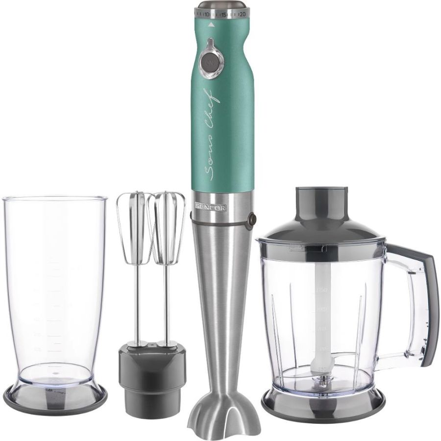 SENCOR Tyčový mixér 1 200 W, 1,25 l – tmavě zelená