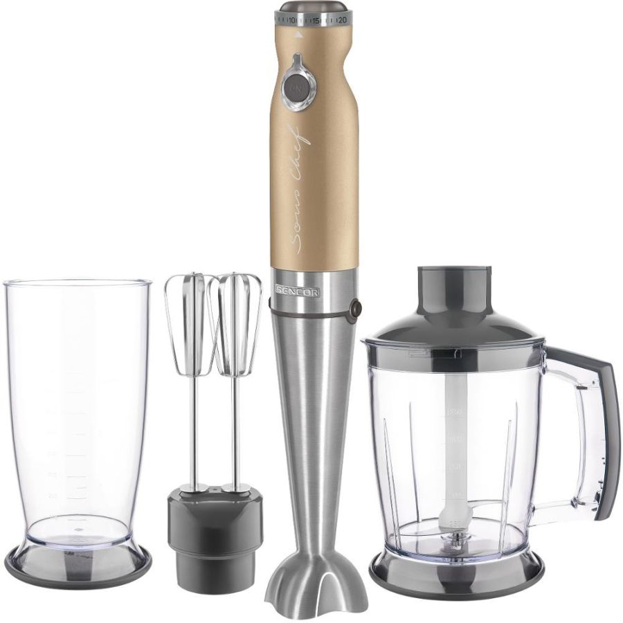 SENCOR Tyčový mixér 1 200 W, 1,25 l – chrom