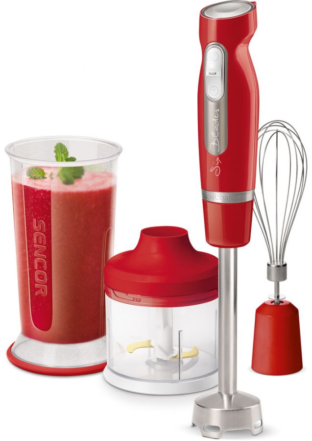 SENCOR Tyčový mixér 1&nbsp;000 W – červená