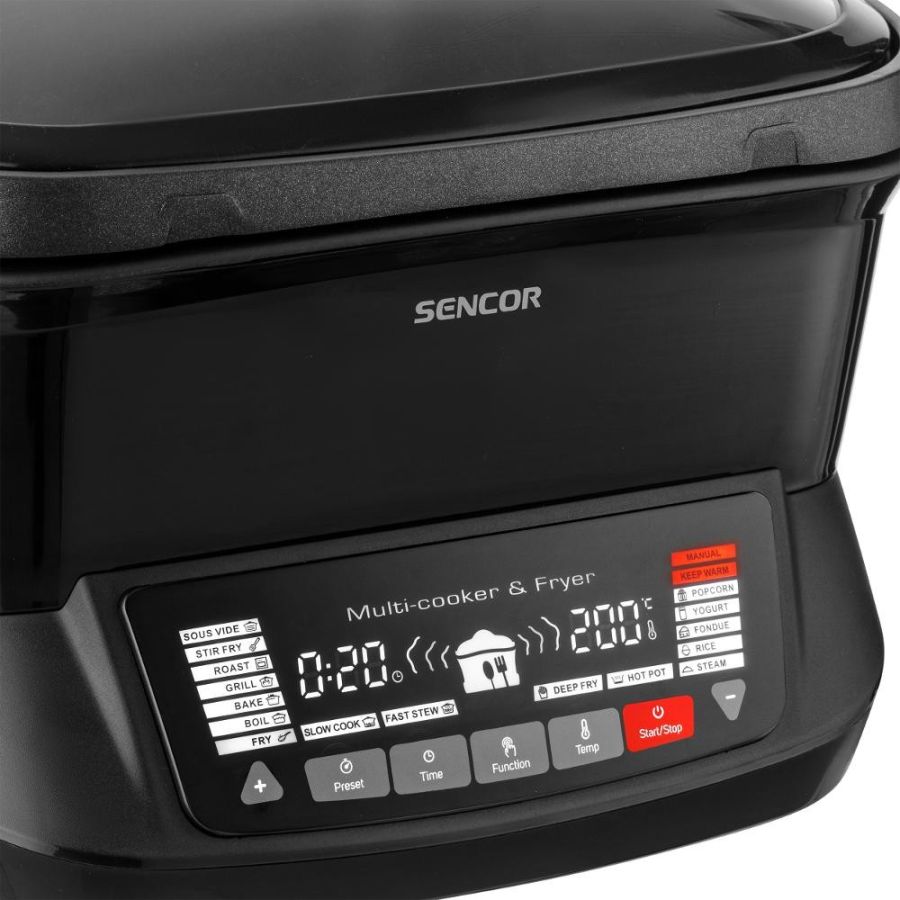 SENCOR Multifunkční hrnec 4,8 l – černá