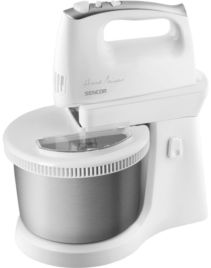 SENCOR Ruční šlehač 500 W, 2,5 l – stříbrná