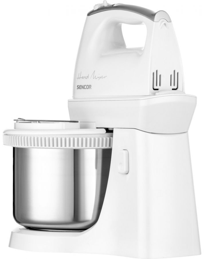 SENCOR Ruční šlehač 500 W, 2,5 l – stříbrná