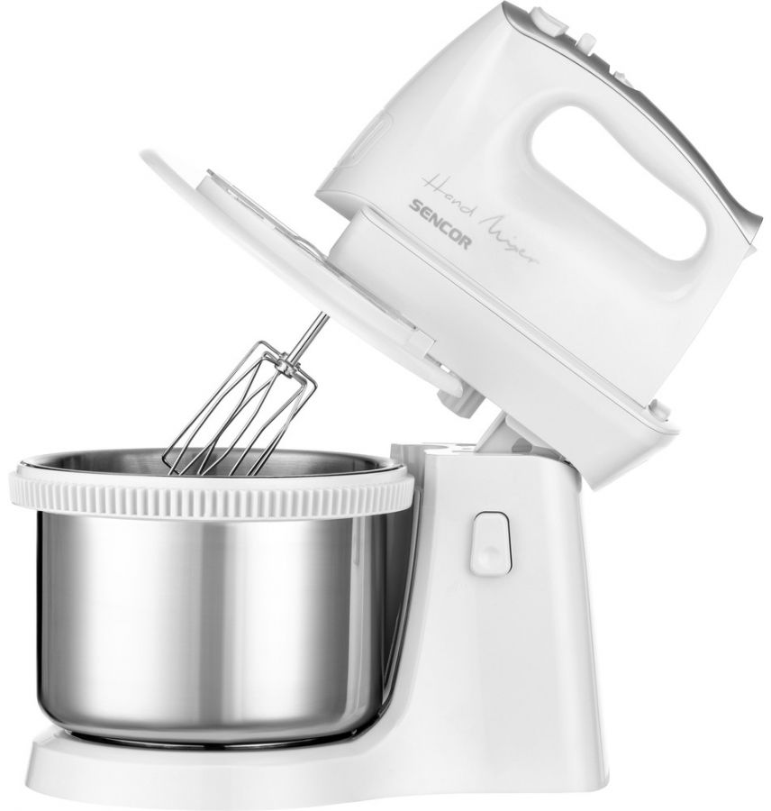 SENCOR Ruční šlehač 500 W, 2,5 l – stříbrná