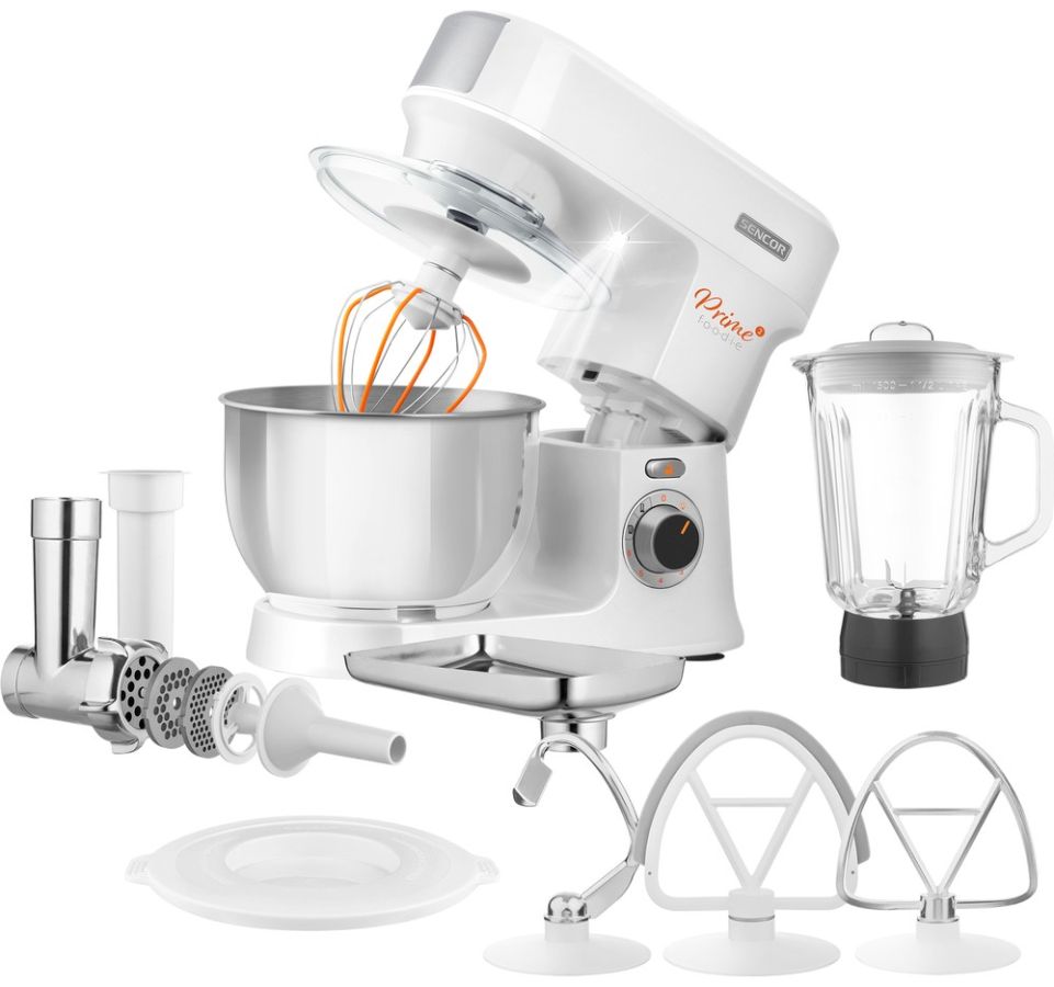SENCOR Kuchyňský robot 1 000 W, 4,5 l – bílá