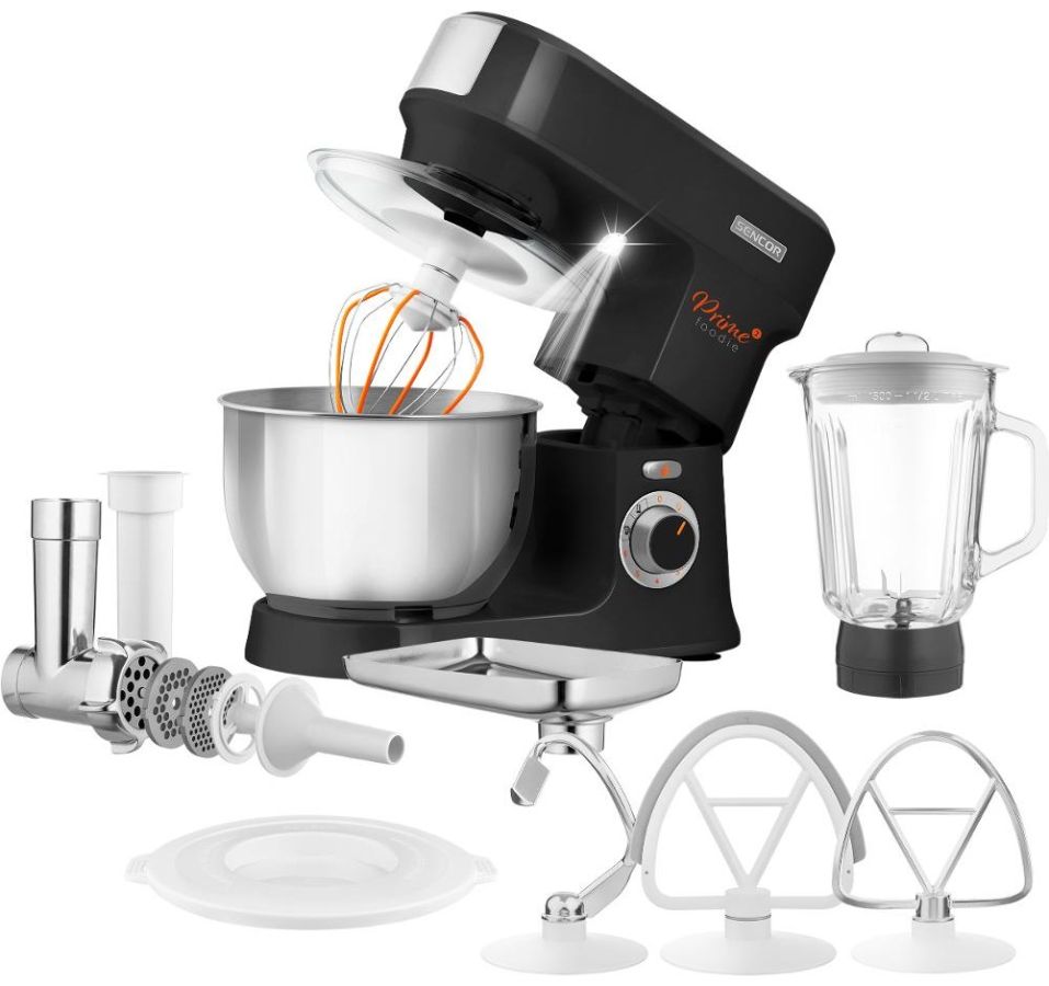 SENCOR Kuchyňský robot 1 000 W, 4,5 l – černá