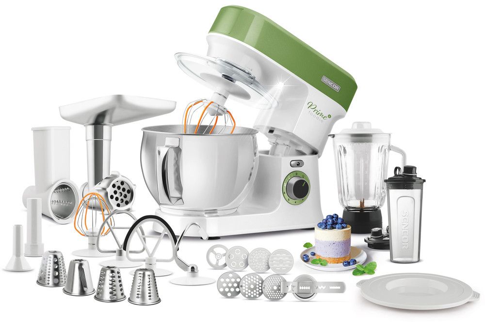 SENCOR Kuchyňský robot 1&nbsp;200 W, 5 l – zelená/bílá
