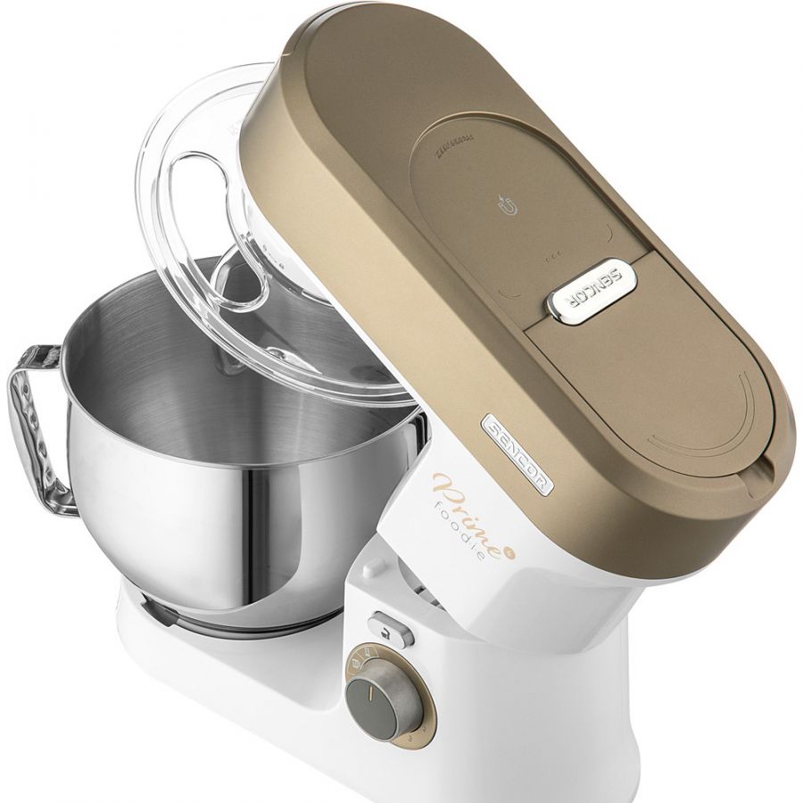 SENCOR Kuchyňský robot 1 200 W, 5 l – chrom/bílá