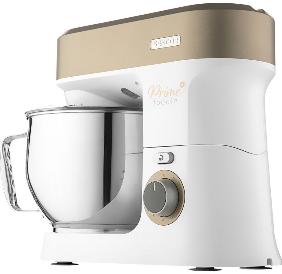 SENCOR Kuchyňský robot 1 200 W, 5 l – chrom/bílá