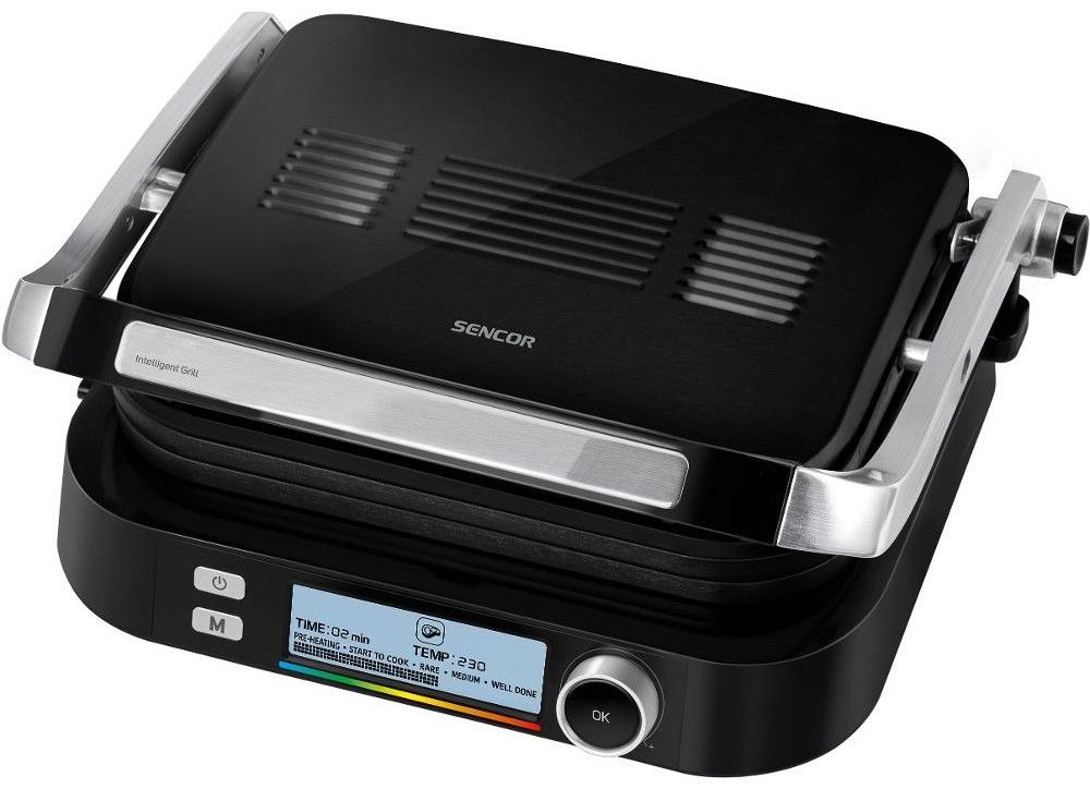 SENCOR Kontaktní gril 2&nbsp;100 W – černá