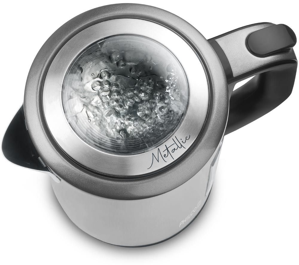 PHILCO Rychlovarná konvice 1,7 l, 2 200 W – stříbrná
