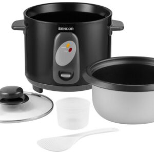 SENCOR Rýžovar 1 l, 400 W – černá
