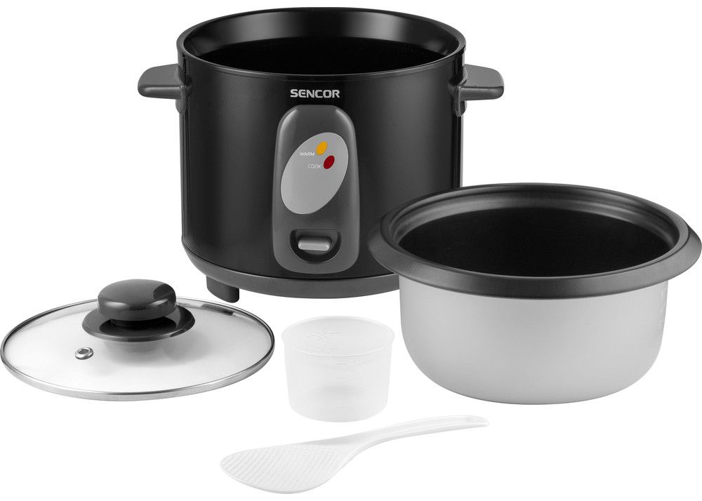 SENCOR Rýžovar 1 l, 400 W – černá