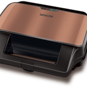 SENCOR Sendvičovač 900 W – zlatá/černá