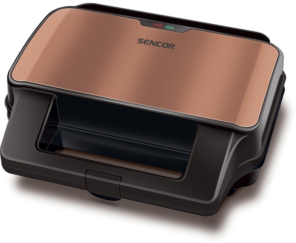 SENCOR Sendvičovač 900 W – zlatá/černá