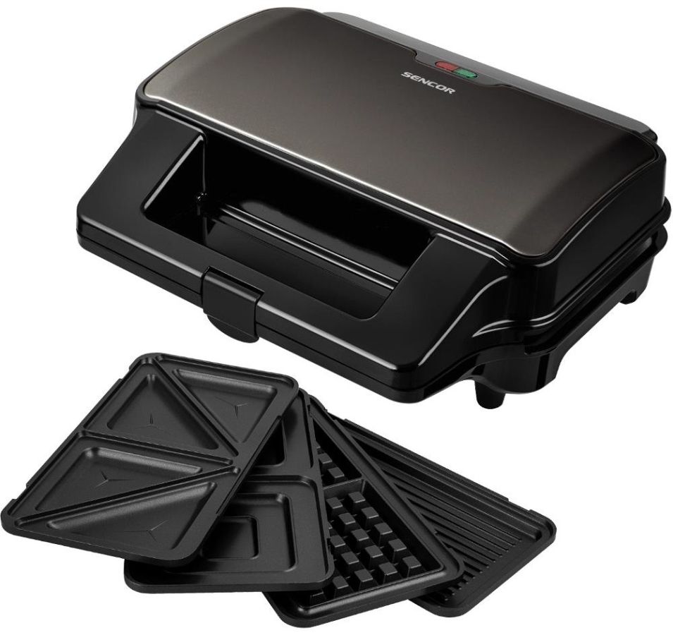 SENCOR Sendvičovač 900 W – černá